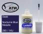 Preview: Saab, Nocturne Blue Metallic, 290 / 1XU: 20ml Lackstift, von ATW Autoteile West.